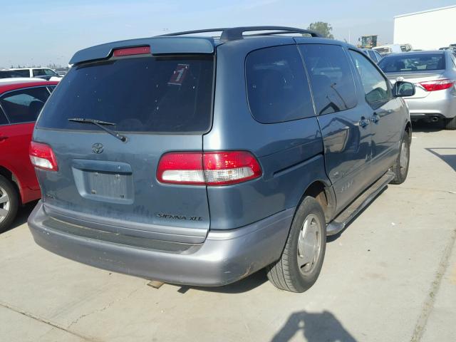 4T3ZF13CX2U431493 - 2002 TOYOTA SIENNA LE GREEN photo 4