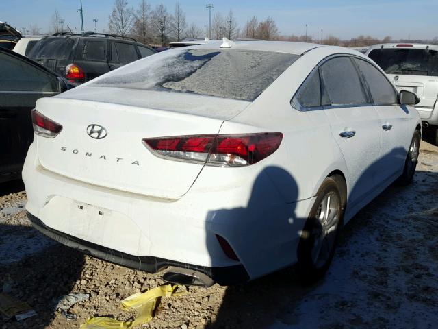 5NPE34AF0JH596559 - 2018 HYUNDAI SONATA SPO WHITE photo 4