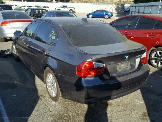 WBAVC53557FZ81450 - 2007 BMW 328 I SULE BLACK photo 3