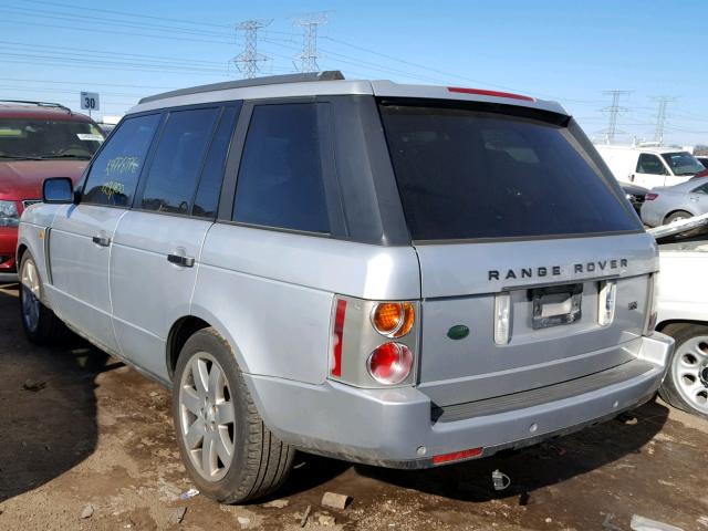 SALMF11484A168257 - 2004 LAND ROVER RANGE ROVE SILVER photo 3