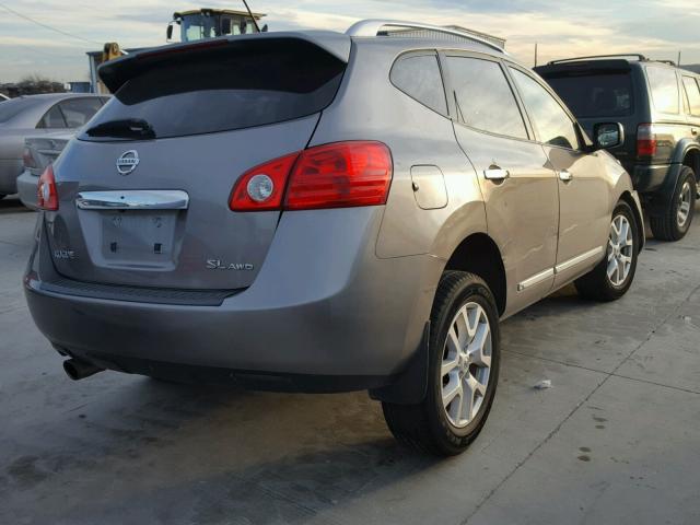 JN8AS5MV0BW660464 - 2011 NISSAN ROGUE S GRAY photo 4