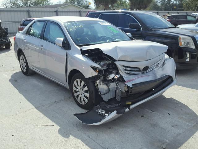 2T1BU4EE8DC106717 - 2013 TOYOTA COROLLA BA SILVER photo 1