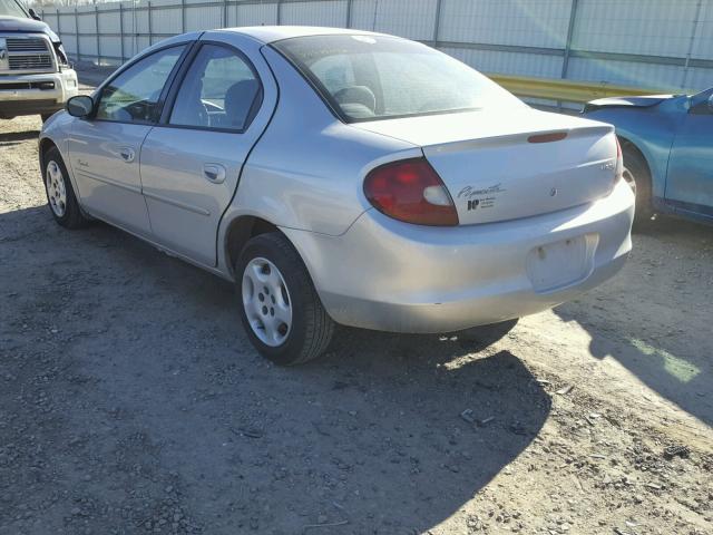1P3ES46C51D178408 - 2001 PLYMOUTH NEON BASE 银色 照片 3