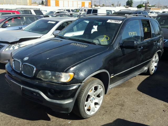 WBAFB33521LH27072 - 2001 BMW X5 4.4I BLACK photo 2