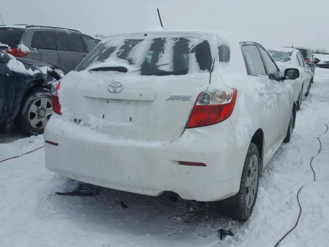 2T1KU4EE8BC654388 - 2011 TOYOTA COROLLA MA WHITE photo 4