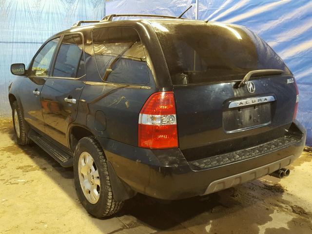 2HNYD18252H513417 - 2002 ACURA MDX BLACK photo 5