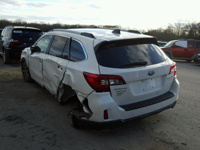 4S4BSATC0H3409717 - 2017 SUBARU OUTBACK TO WHITE photo 3