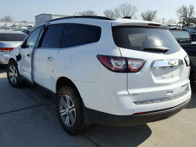 1GNKVHKD2GJ105952 - 2016 CHEVROLET TRAVERSE L WHITE photo 3