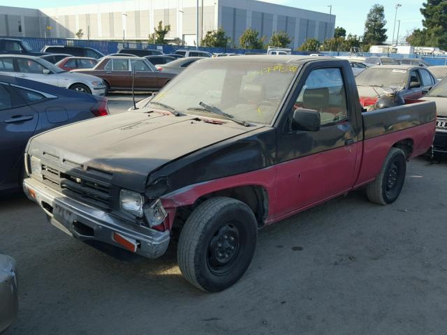 1N6SD11S0MC350443 - 1991 NISSAN TRUCK SHOR RED photo 2