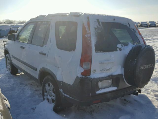 JHLRD78883C025278 - 2003 HONDA CR-V EX WHITE photo 3