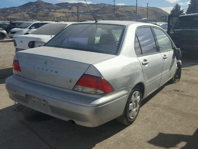 JA3AJ26E62U016536 - 2002 MITSUBISHI LANCER ES SILVER photo 4