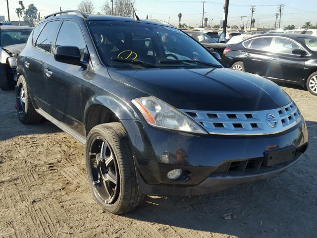 JN8AZ08W33W233671 - 2003 NISSAN MURANO SL BLACK photo 1