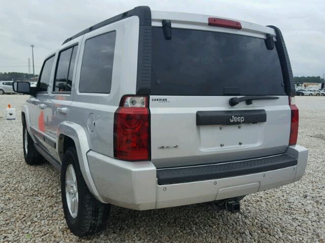 1J8HG48K87C562810 - 2007 JEEP COMMANDER SILVER photo 3