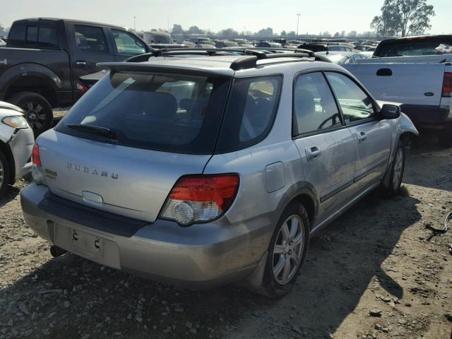 JF1GG685X5H813227 - 2005 SUBARU IMPREZA OU SILVER photo 4