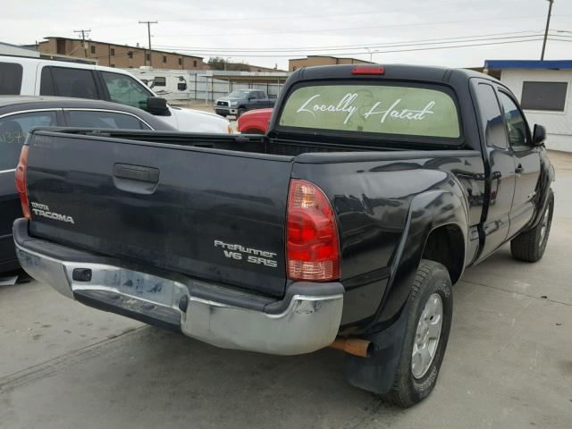 5TETU62NX8Z551139 - 2008 TOYOTA TACOMA PRE BLACK photo 4