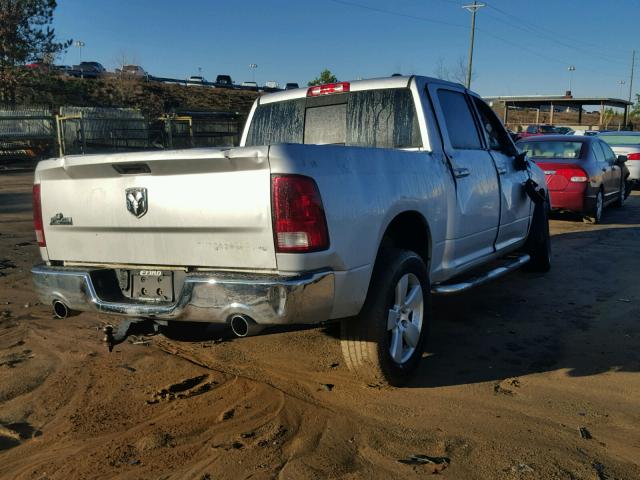 1D3HB13TX9S749129 - 2009 DODGE RAM 1500 SILVER photo 4