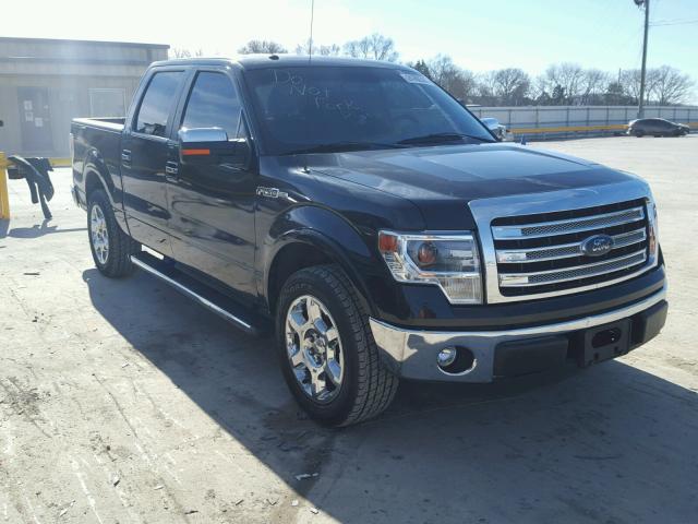 1FTFW1CF7EKE89331 - 2014 FORD F150 SUPER BLACK photo 1