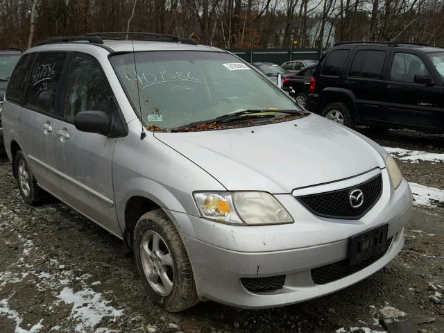 JM3LW28A720305509 - 2002 MAZDA MPV WAGON SILVER photo 1