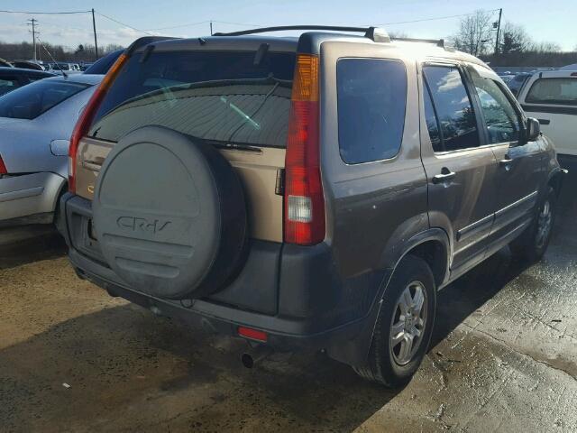 SHSRD78883U101803 - 2003 HONDA CR-V EX BROWN photo 4