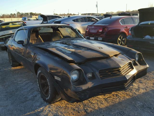 1P87LAN511474 - 1980 CHEVROLET CAMARO BLACK photo 1