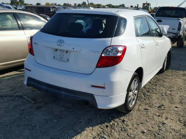 2T1KU4EE1AC359731 - 2010 TOYOTA COROLLA MA WHITE photo 4