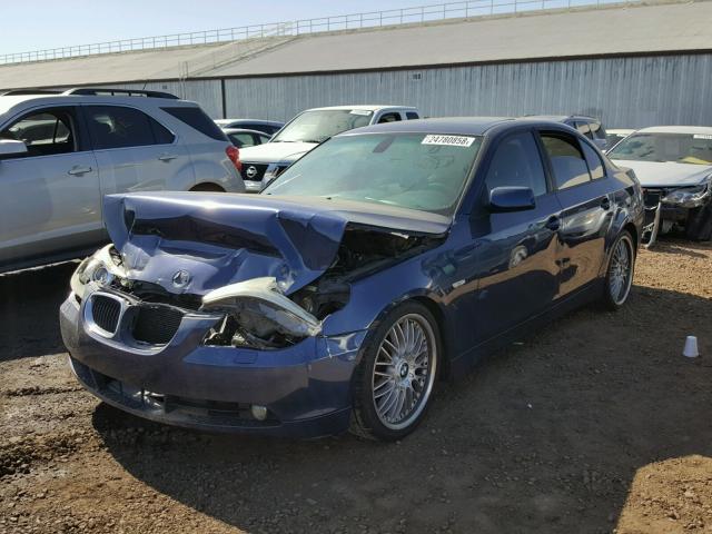 WBANA73554B057224 - 2004 BMW 530 I BLUE photo 2