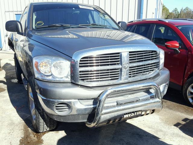 1D7HU16P27J529249 - 2007 DODGE RAM 1500 S GRAY photo 1