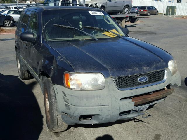 1FMYU03164KB39633 - 2004 FORD ESCAPE XLT BLUE photo 1