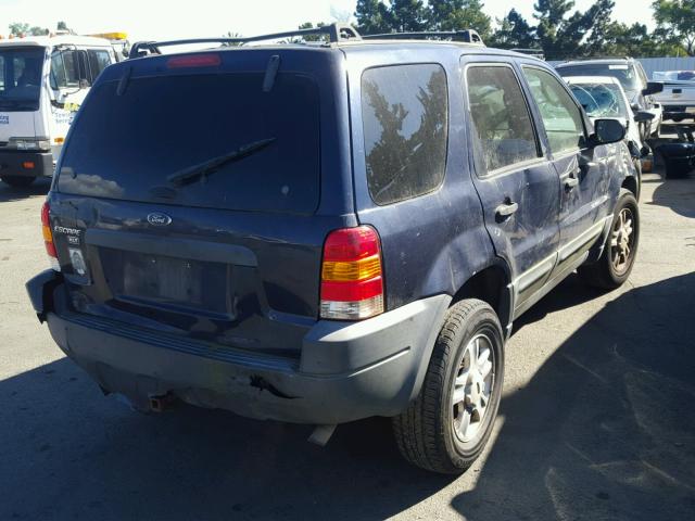 1FMYU03164KB39633 - 2004 FORD ESCAPE XLT BLUE photo 4