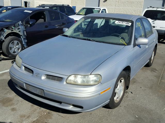 1G3NG52M1V6312265 - 1997 OLDSMOBILE CUTLASS GL SILVER photo 2