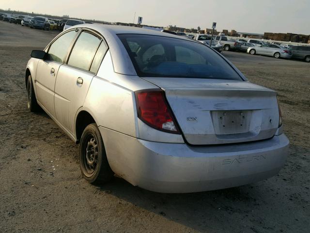 1G8AG52F93Z176795 - 2003 SATURN ION LEVEL SILVER photo 3