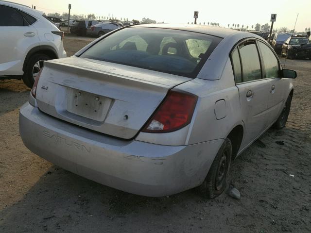 1G8AG52F93Z176795 - 2003 SATURN ION LEVEL SILVER photo 4