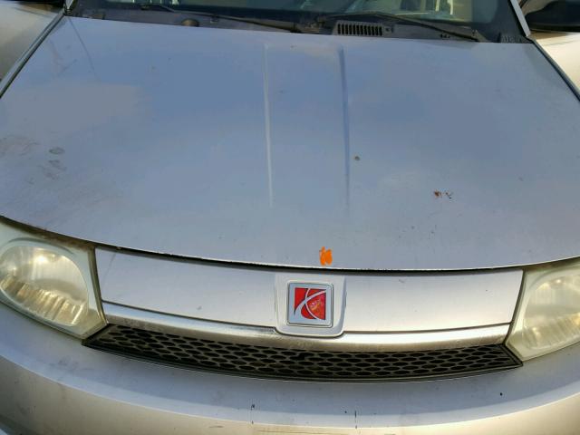 1G8AG52F93Z176795 - 2003 SATURN ION LEVEL SILVER photo 7