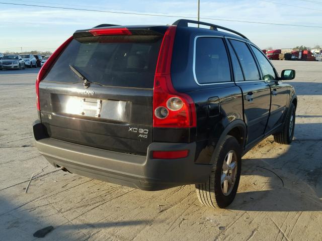 YV1CM59H231001215 - 2003 VOLVO XC90 BLACK photo 4