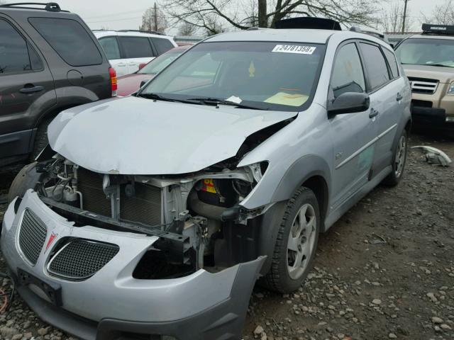 5Y2SL65816Z428858 - 2006 PONTIAC VIBE SILVER photo 2