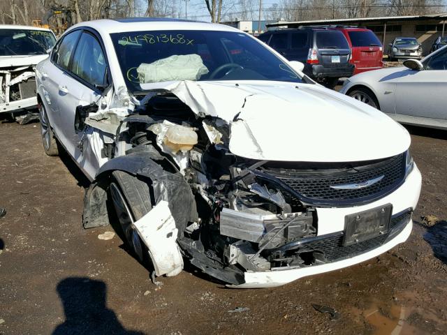 1C3CCCDG2GN126231 - 2016 CHRYSLER 200 S WHITE photo 1