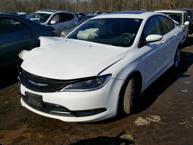 1C3CCCDG2GN126231 - 2016 CHRYSLER 200 S WHITE photo 2