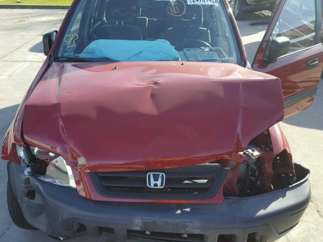 JHLRD2843WC012684 - 1998 HONDA CR-V LX RED photo 7