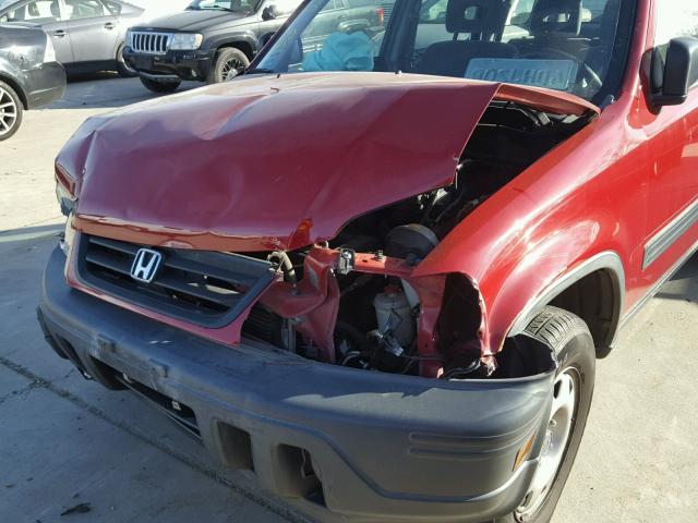 JHLRD2843WC012684 - 1998 HONDA CR-V LX RED photo 9