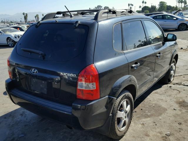 KM8JM12BX6U360208 - 2006 HYUNDAI TUCSON GL BLACK photo 4