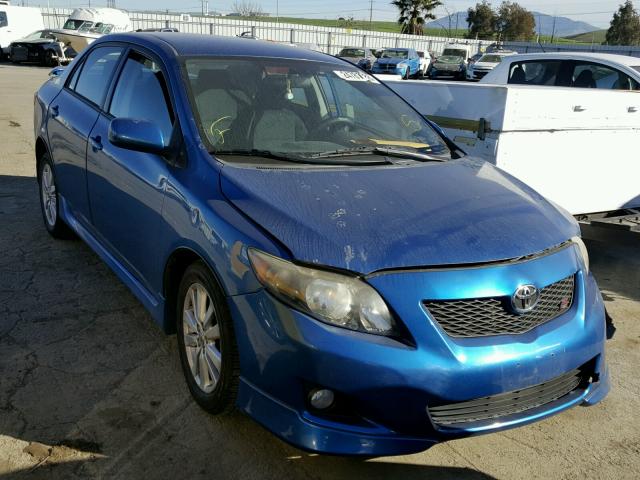 1NXBU4EE7AZ302982 - 2010 TOYOTA COROLLA BA BLUE photo 1