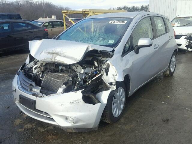 3N1CE2CP7EL412397 - 2014 NISSAN VERSA NOTE SILVER photo 2