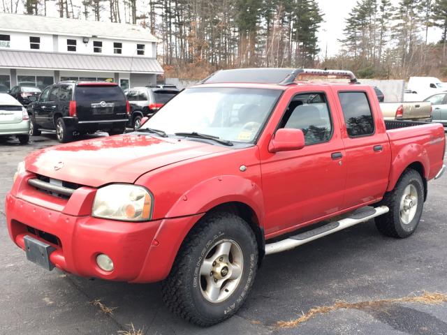 1N6ED27Y21C327580 - 2001 NISSAN FRONTIER C RED photo 2