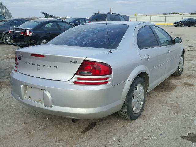 1B3EL46J25N546105 - 2005 DODGE STRATUS SX SILVER photo 4