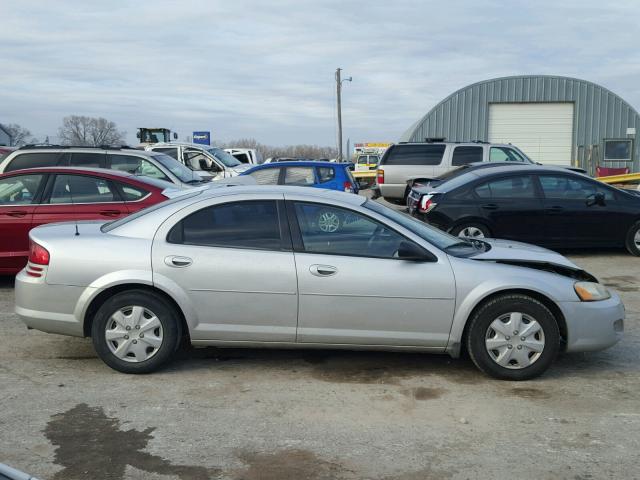 1B3EL46J25N546105 - 2005 DODGE STRATUS SX SILVER photo 9