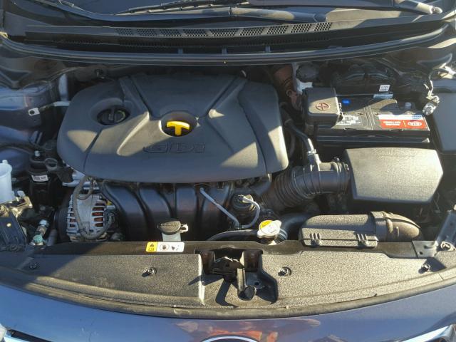 KNAFX5A8XG5494756 - 2016 KIA FORTE EX GRAY photo 7