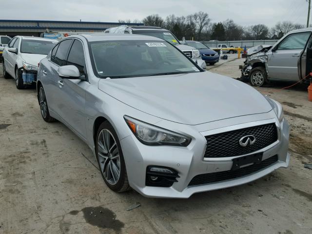 JN1BV7AP1EM678936 - 2014 INFINITI Q50 BASE Plata foto 1