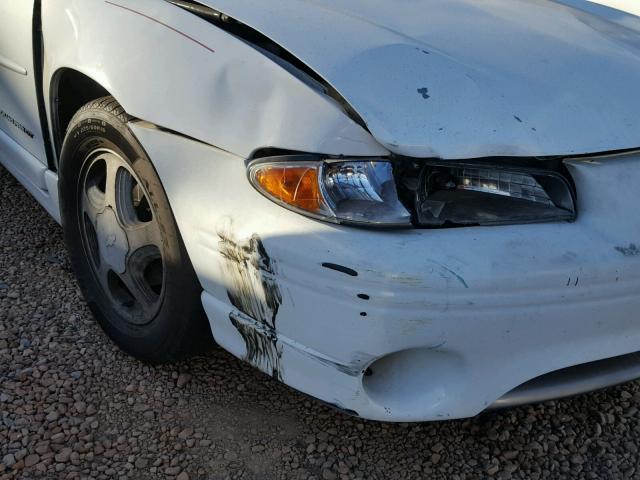 1G2WP52K8YF348742 - 2000 PONTIAC GRAND PRIX WHITE photo 9