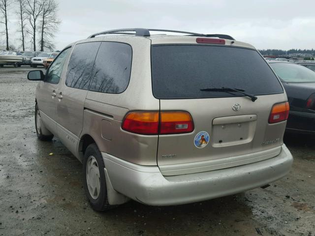 4T3ZF13C5YU267689 - 2000 TOYOTA SIENNA LE BEIGE photo 3