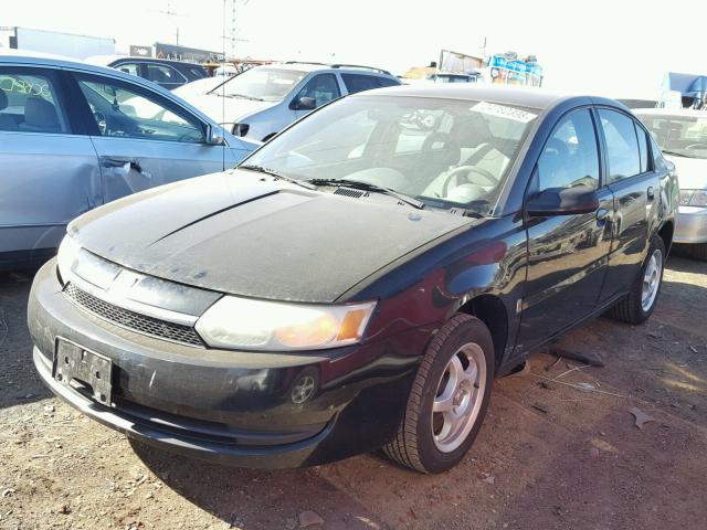 1G8AZ52F03Z100392 - 2003 SATURN ION LEVEL BLACK photo 2